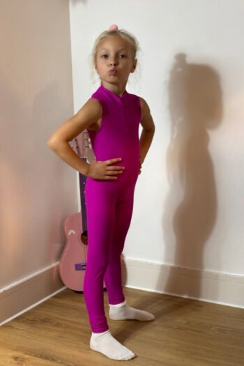 PINK PRACTICE DANCE CATSUIT
